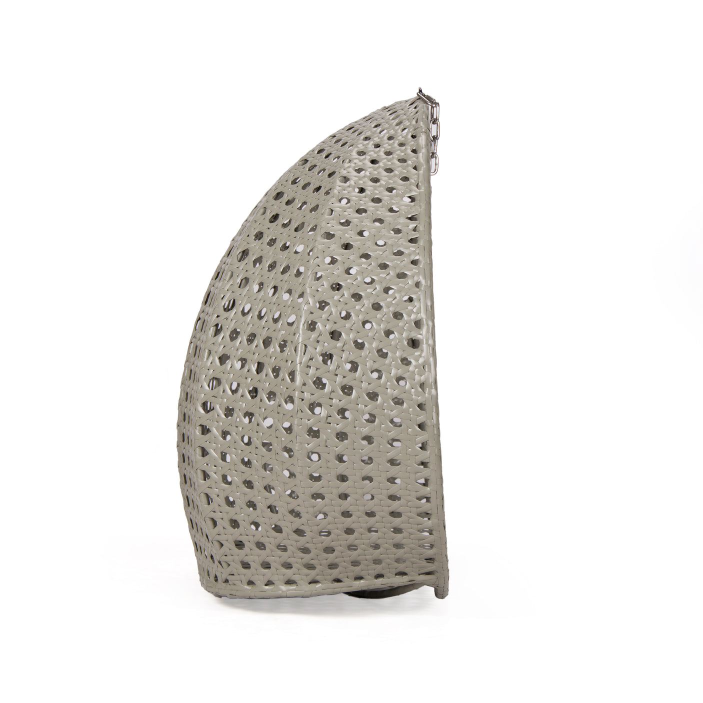 Basket hangstoel Dubai grijs zijkant