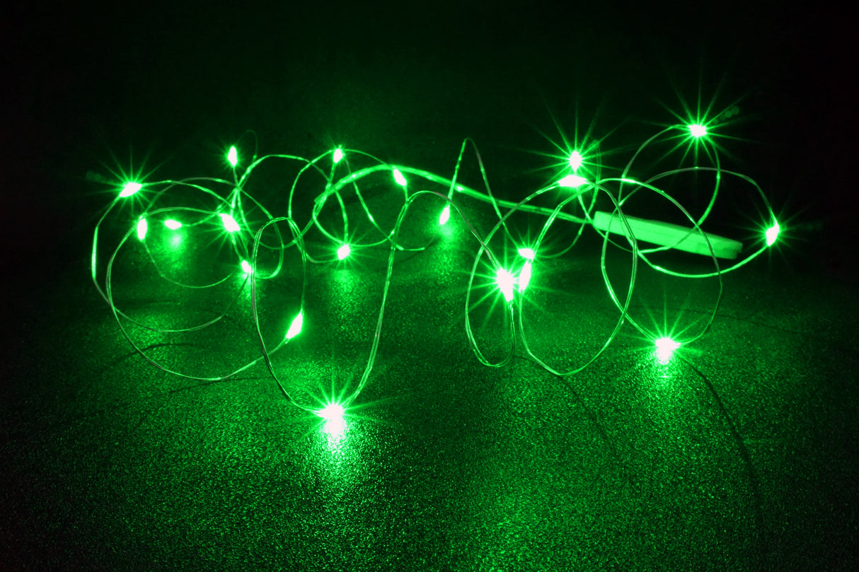 Green Glow String Lights 20 LEDjes draadverlichting