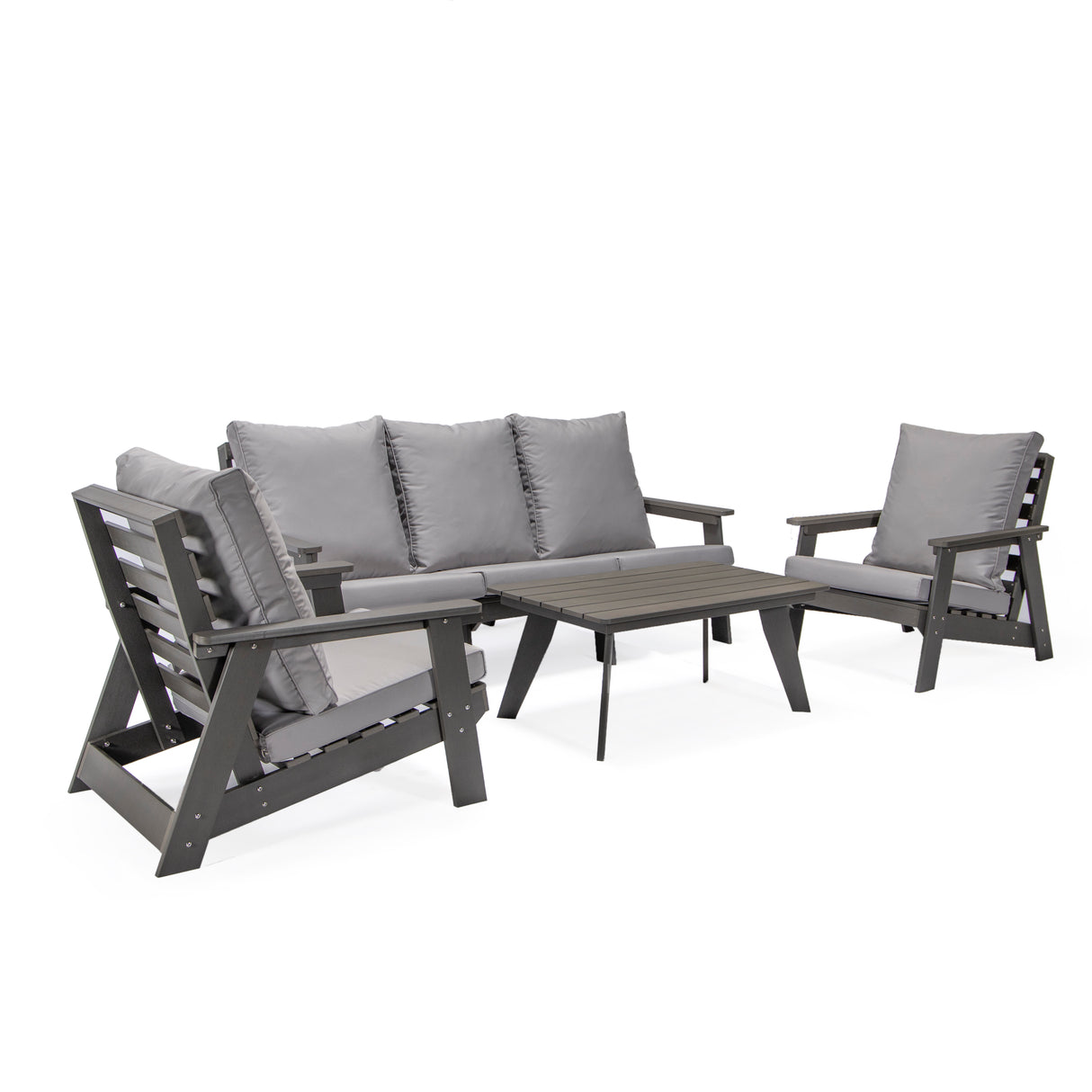 Ohio Loungeset Donkergrijs