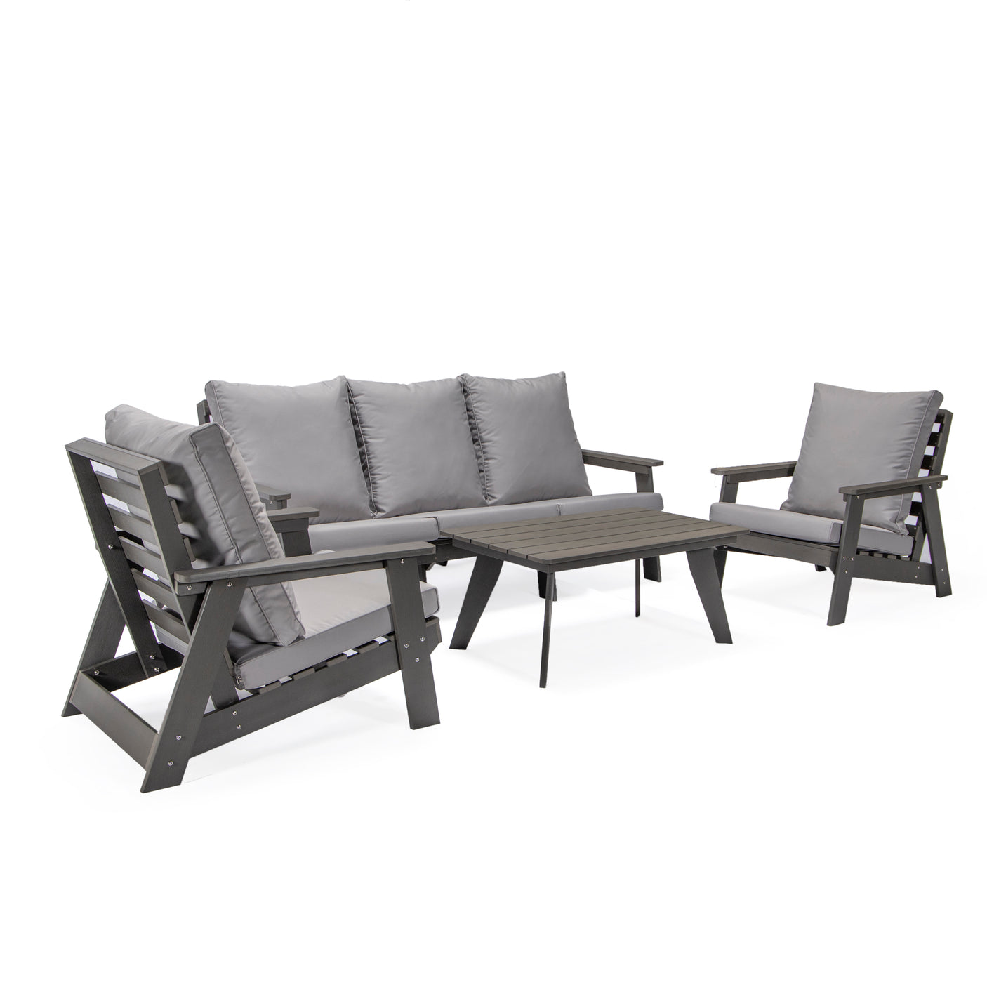 Ohio Loungeset Donkergrijs