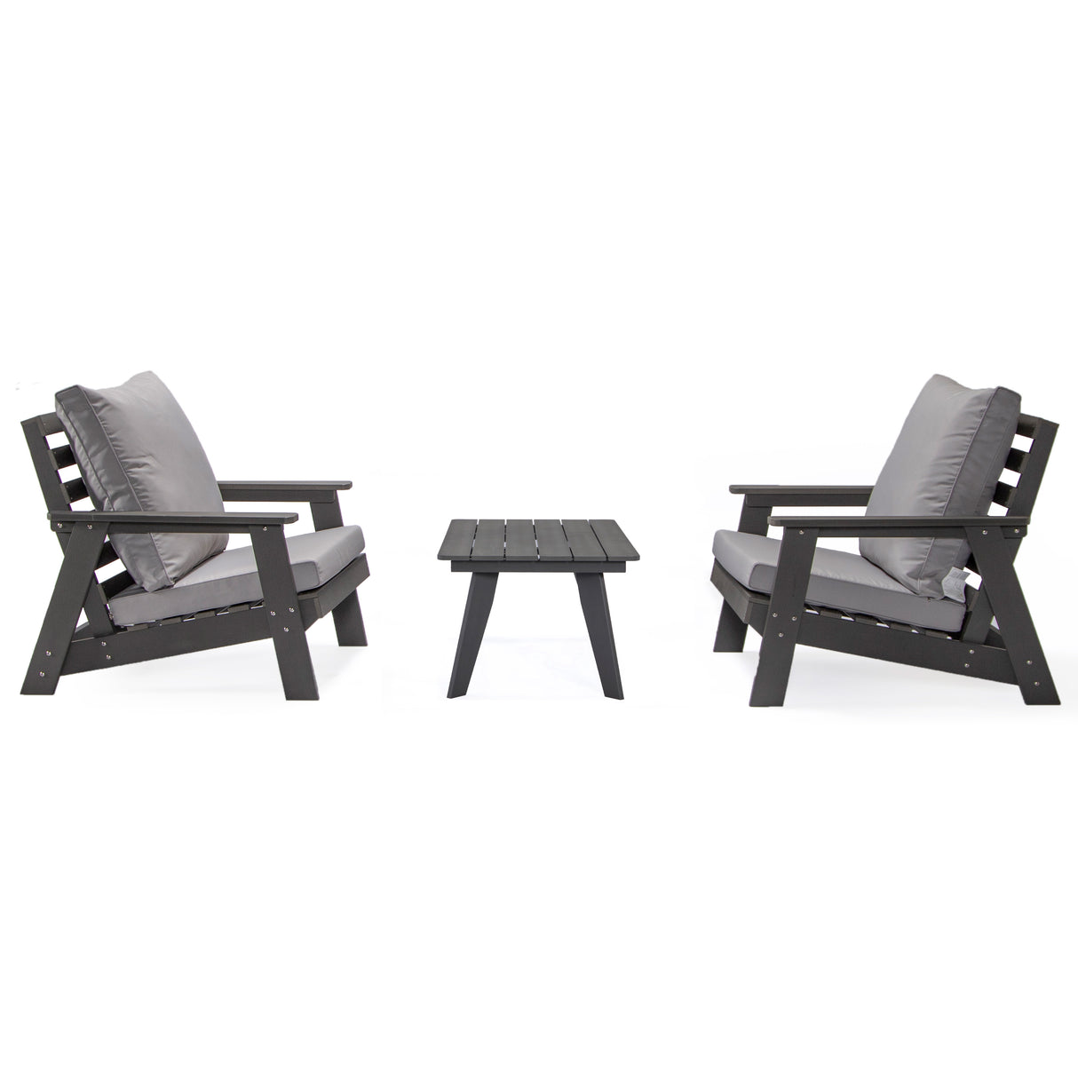 Ohio Loungeset Donkergrijs