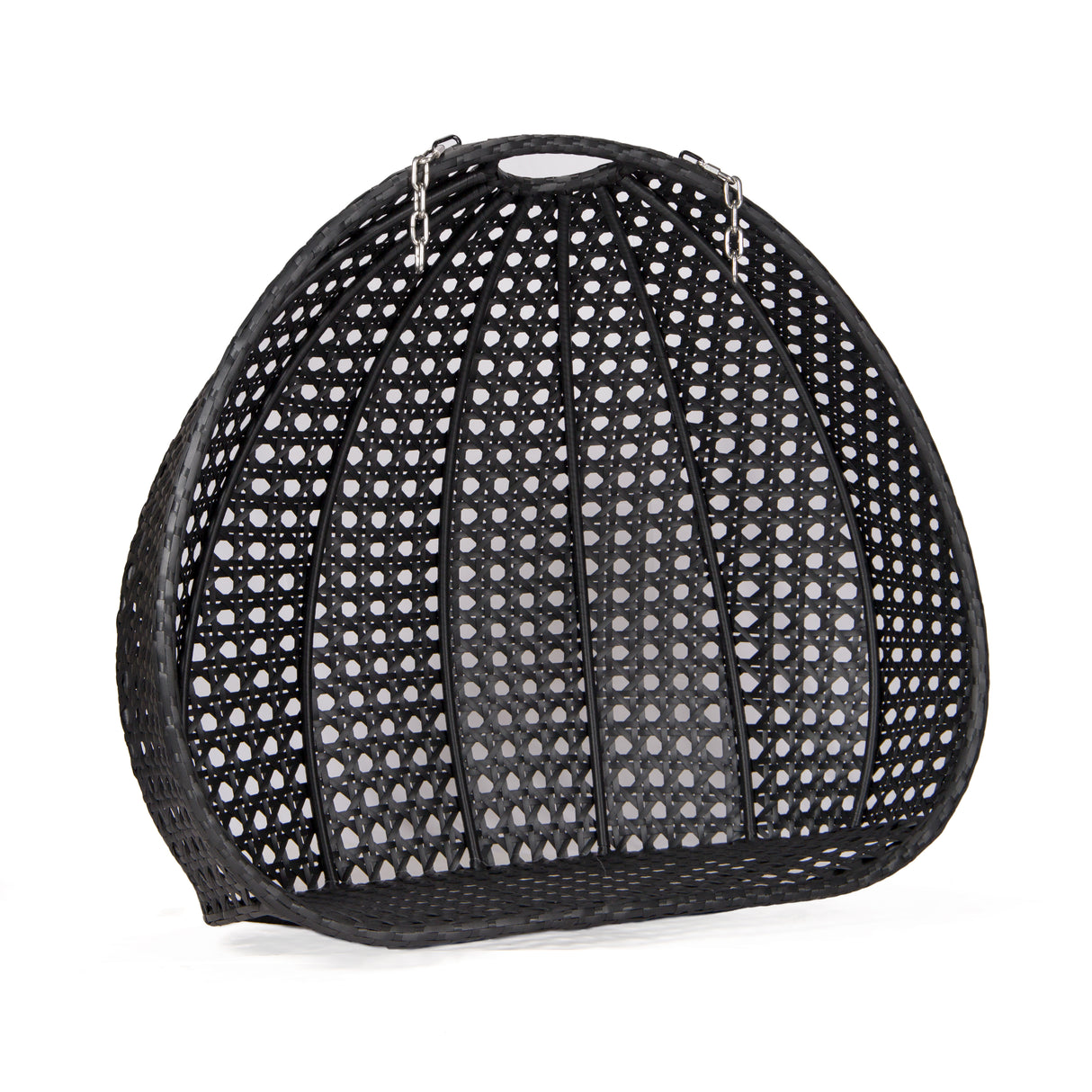 Basket hangstoel Dubai zwart
