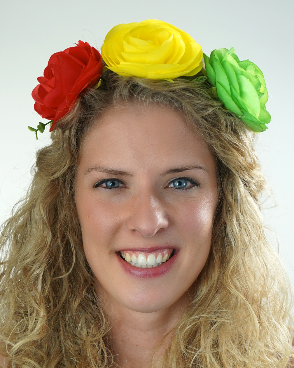 Carnavals bloemenkroon