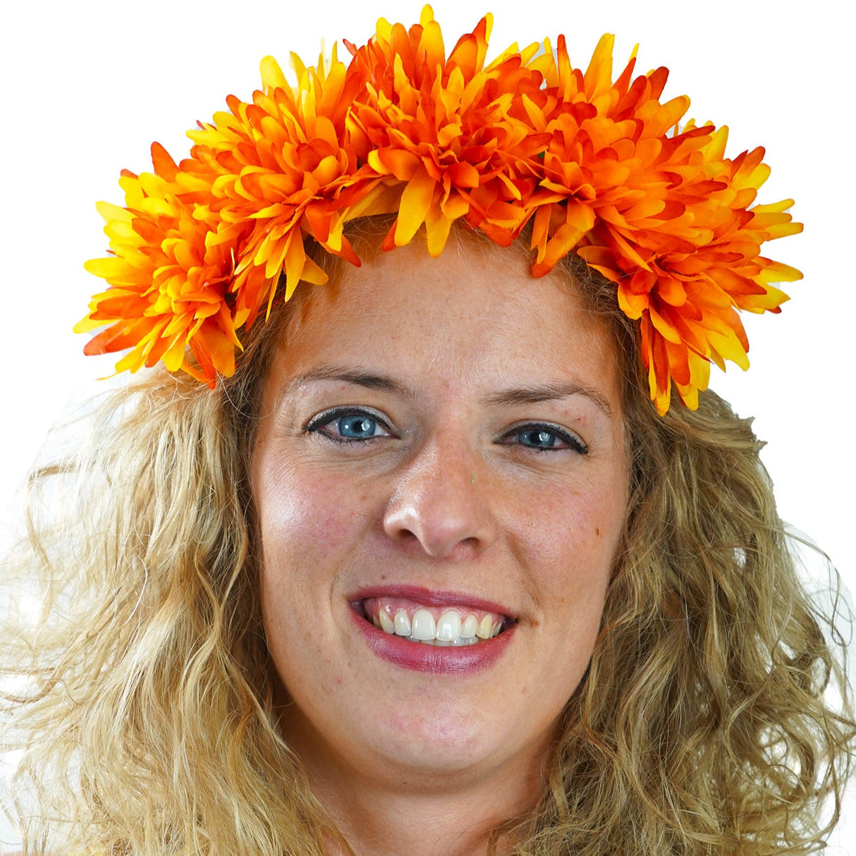 Chrysant bloemenkroon Oranje