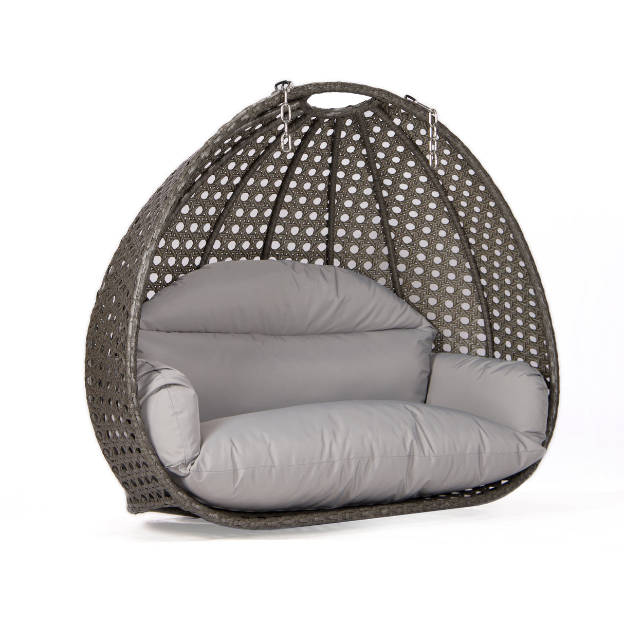 Dubai basket bruin met grijs kussen