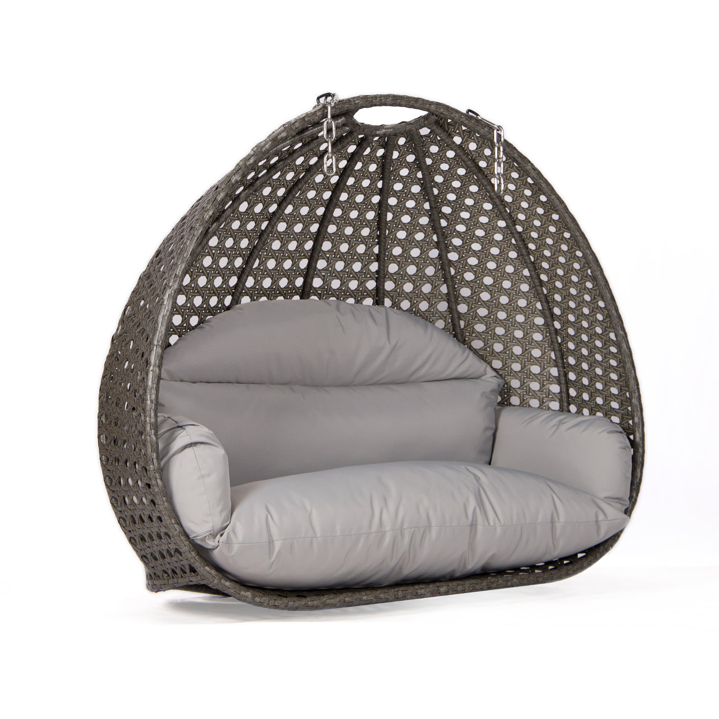 Dubai basket bruin met grijs kussen