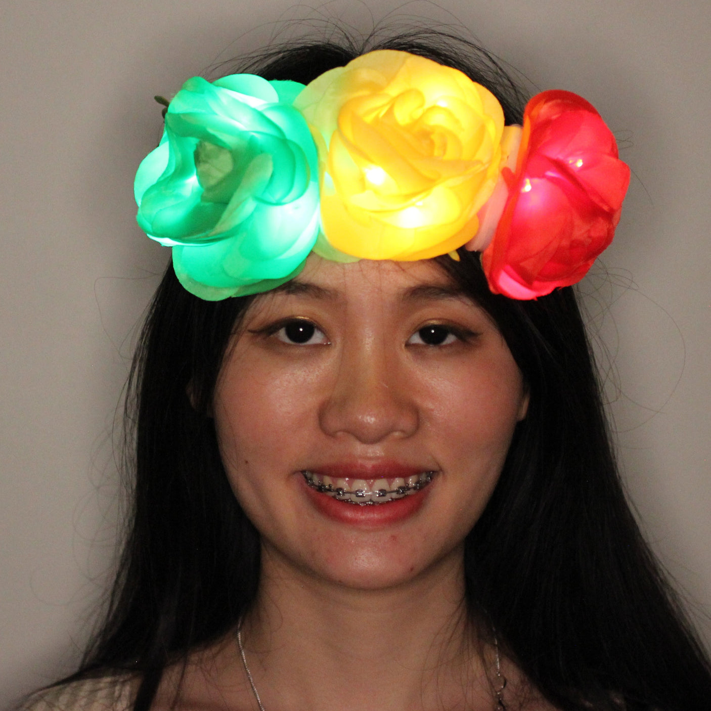 LED Bloemenkroon sparkling Carnaval