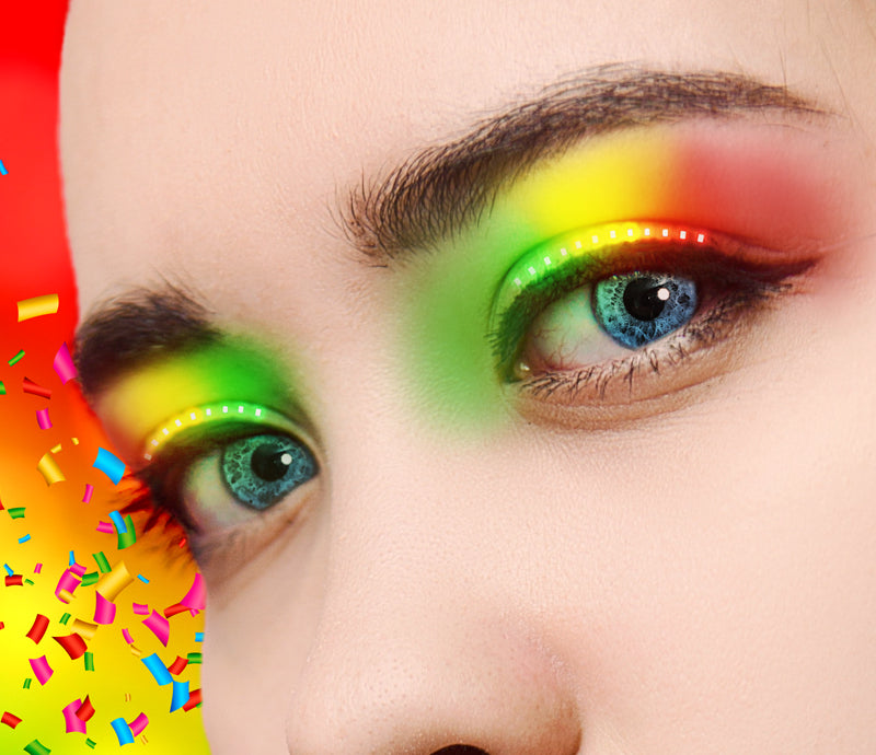 Led wimpers pro carnaval