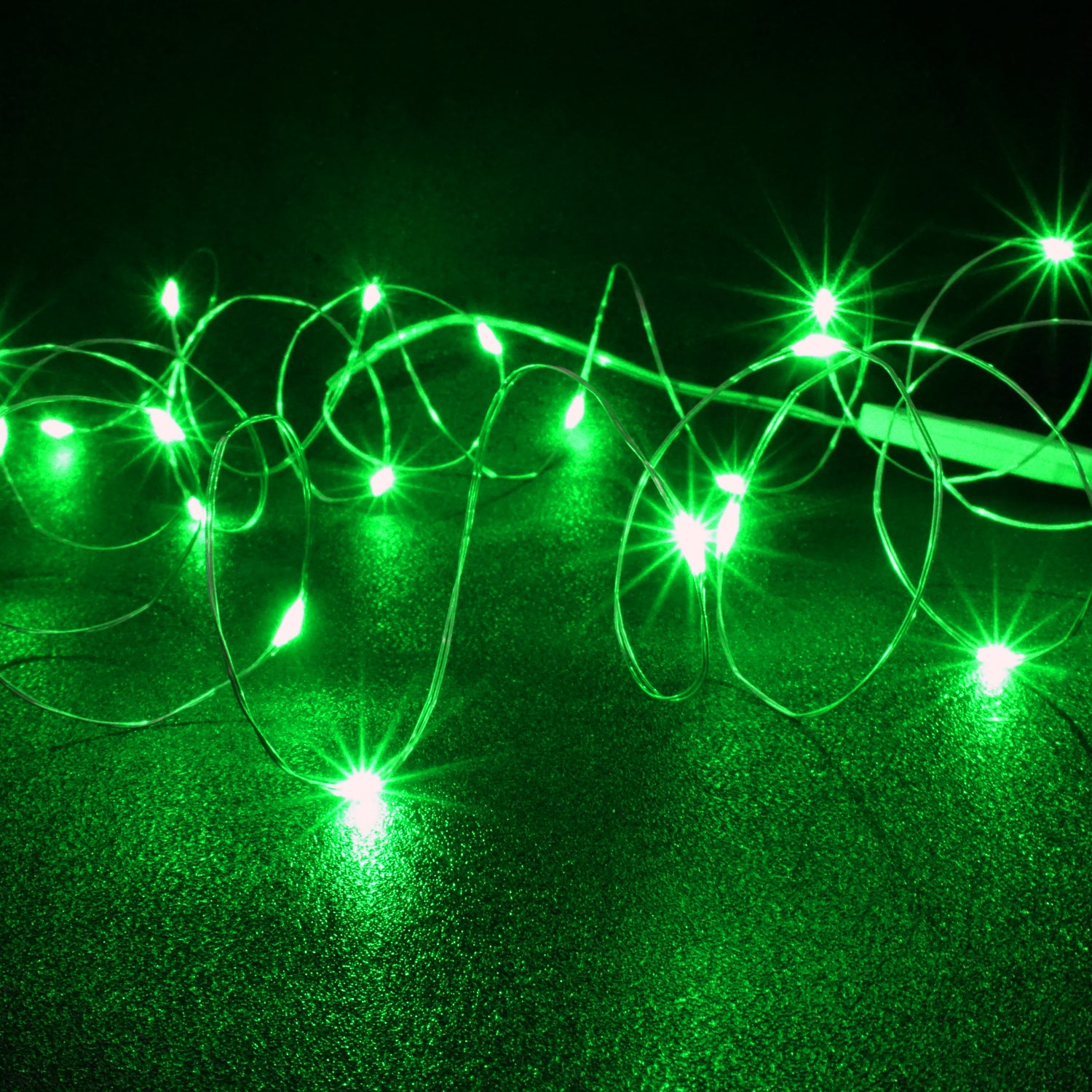 Green Glow String Lights 20 LEDjes draadverlichting