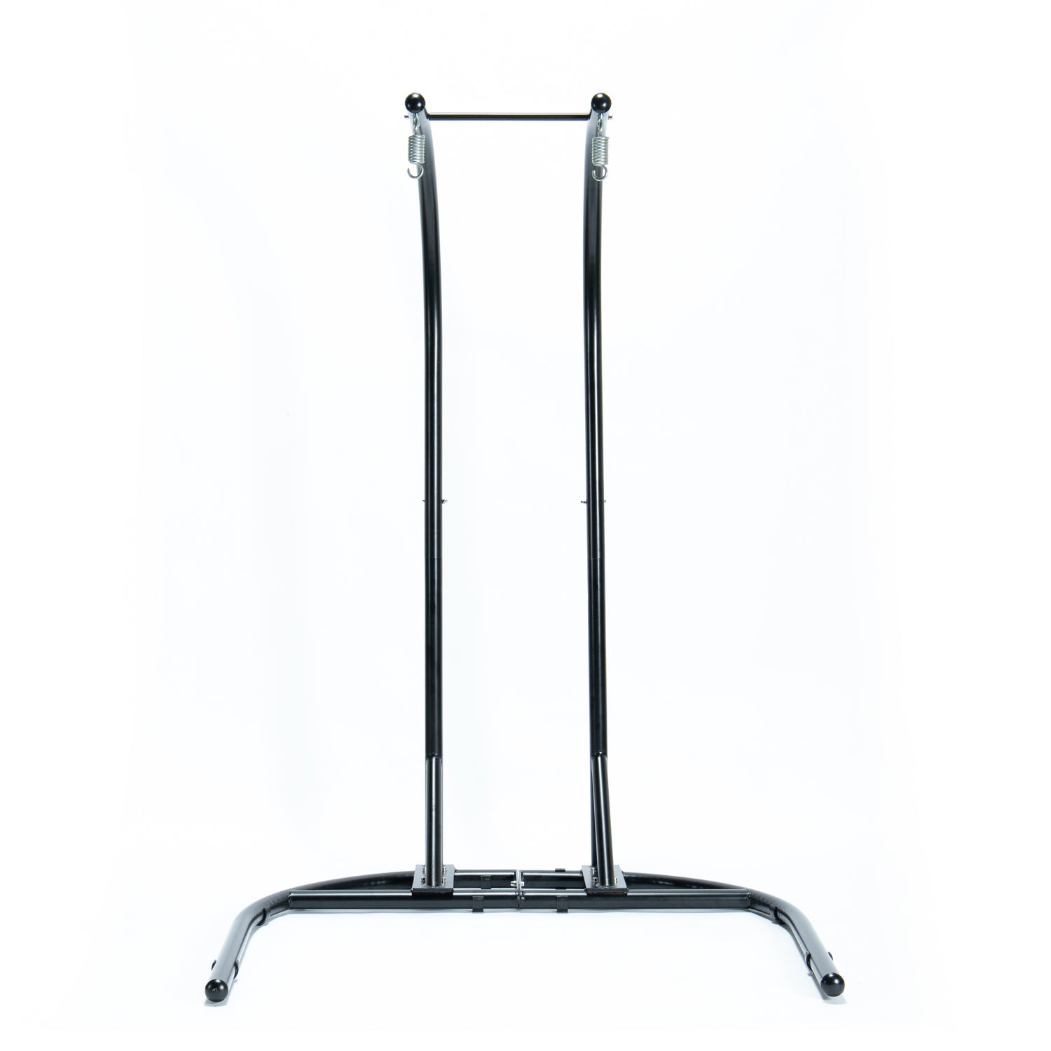 Hangstoel Oslo zwart frame voorkant