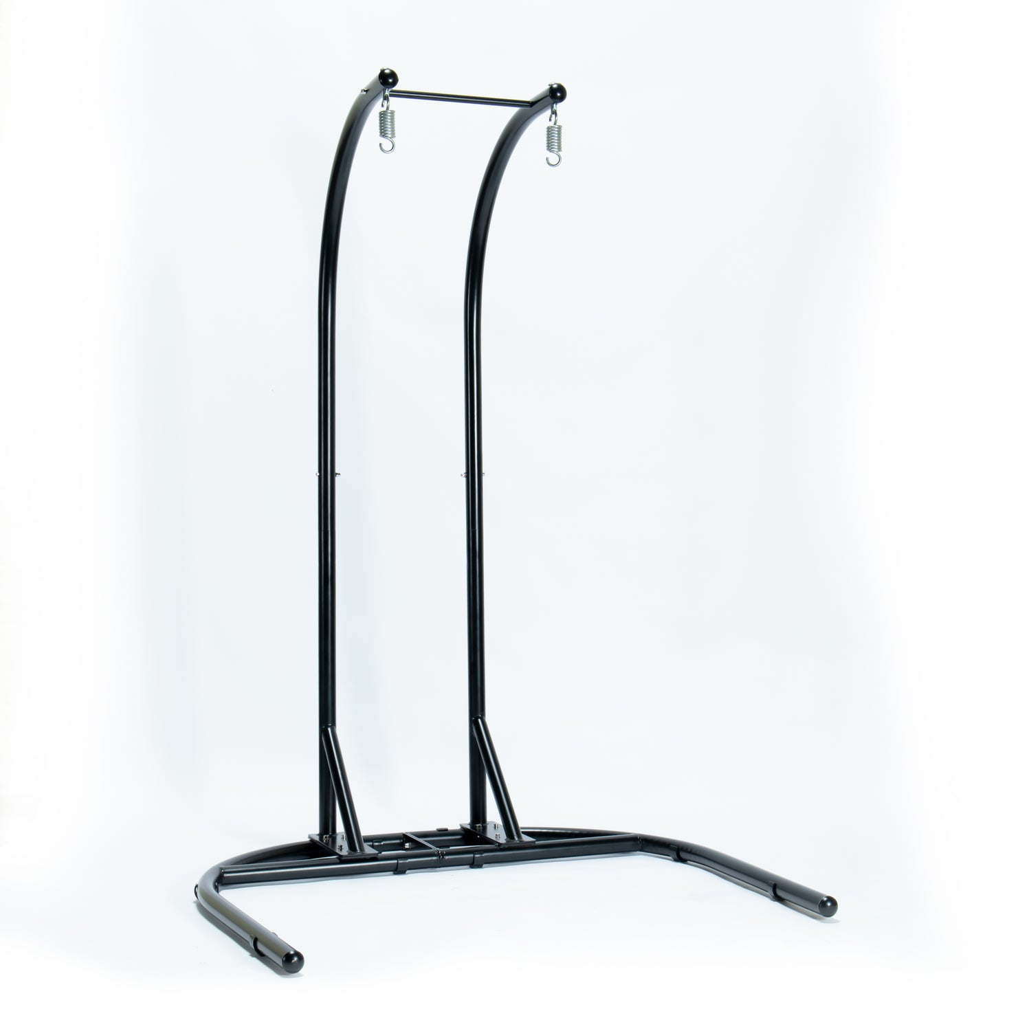 Hangstoel Oslo zwart frame zijkant