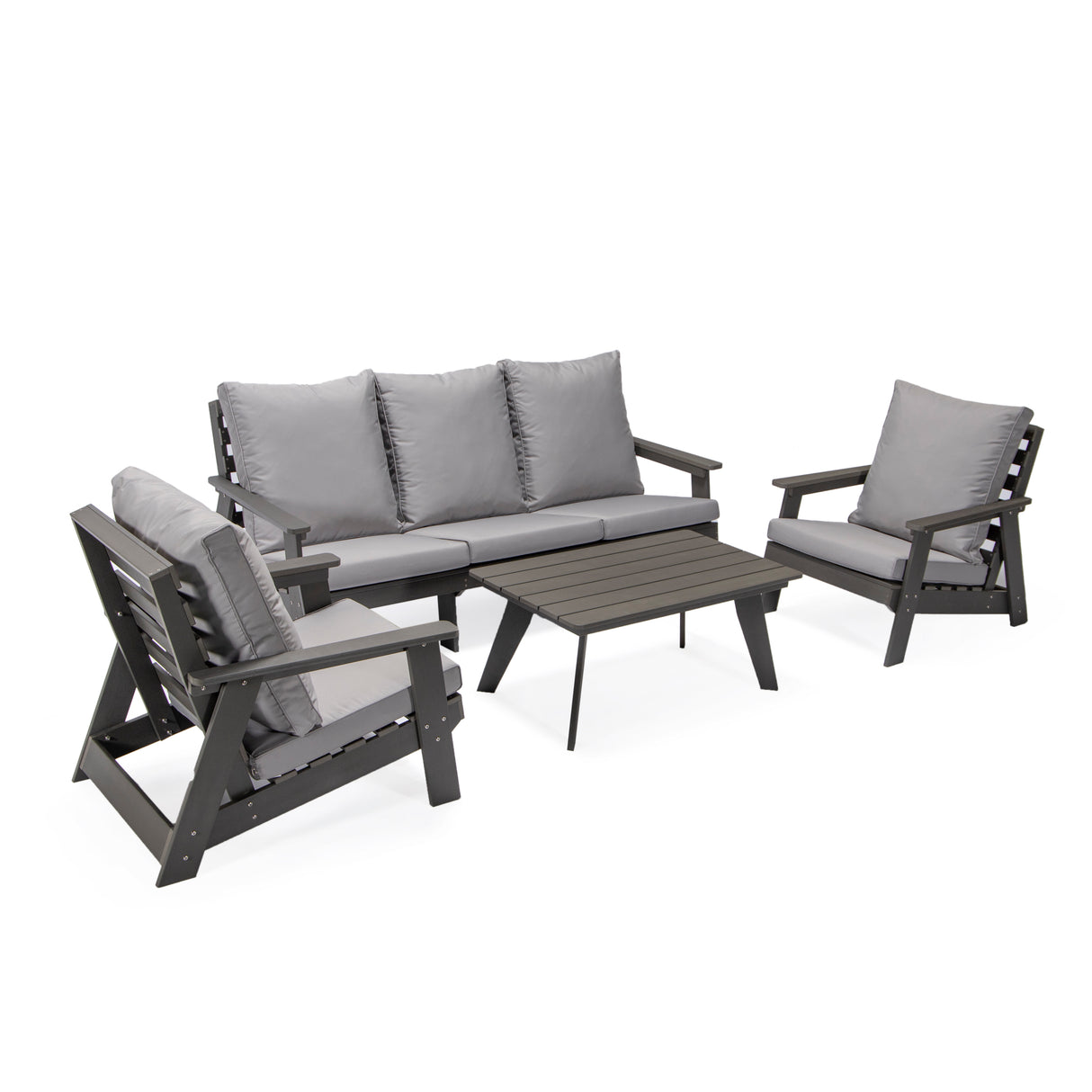 Ohio Loungeset Donkergrijs