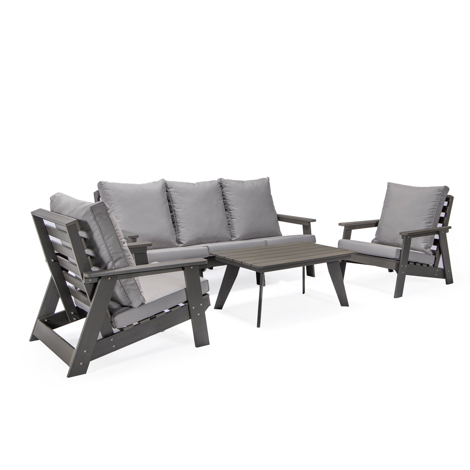 Ohio Loungeset Donkergrijs