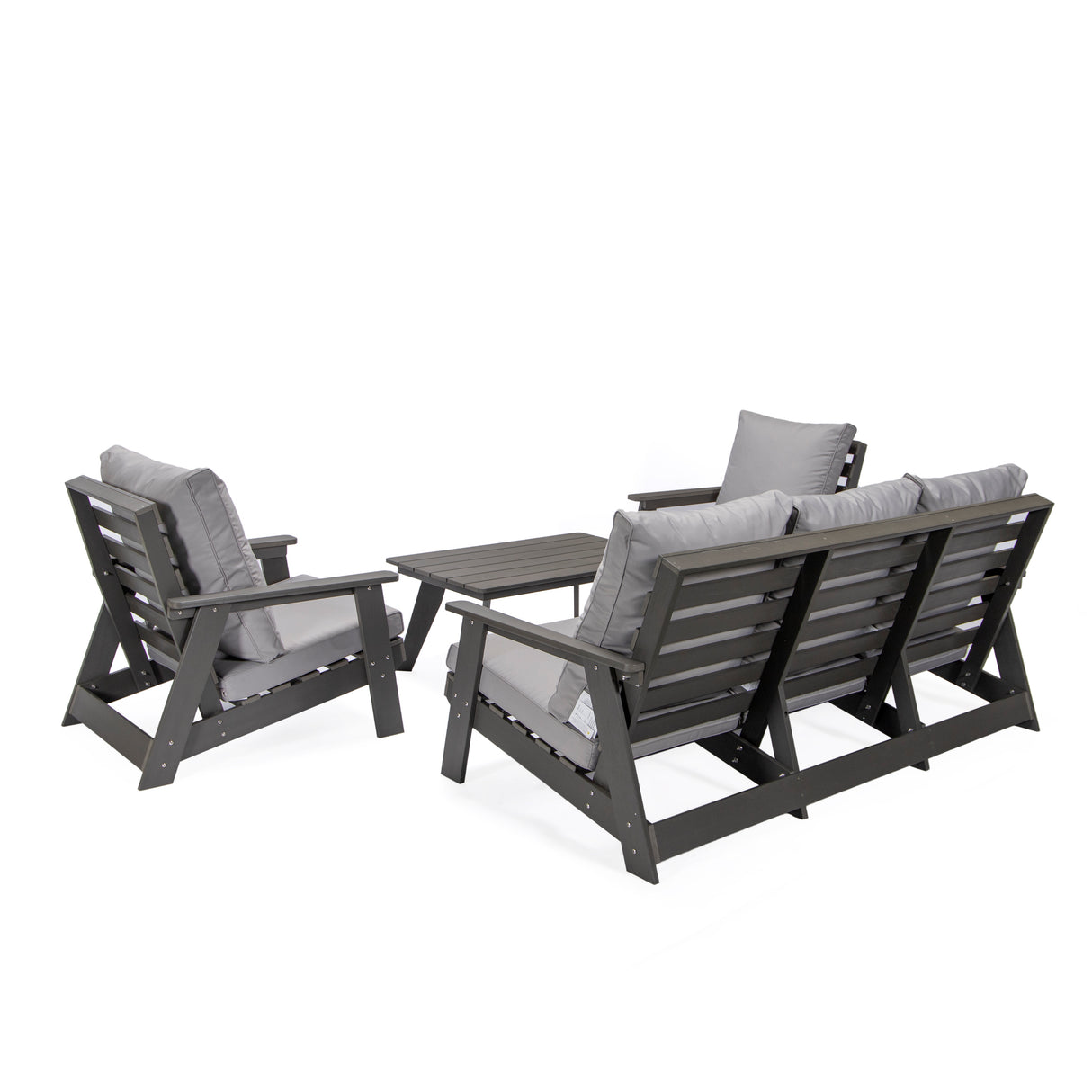 Ohio Loungeset Donkergrijs