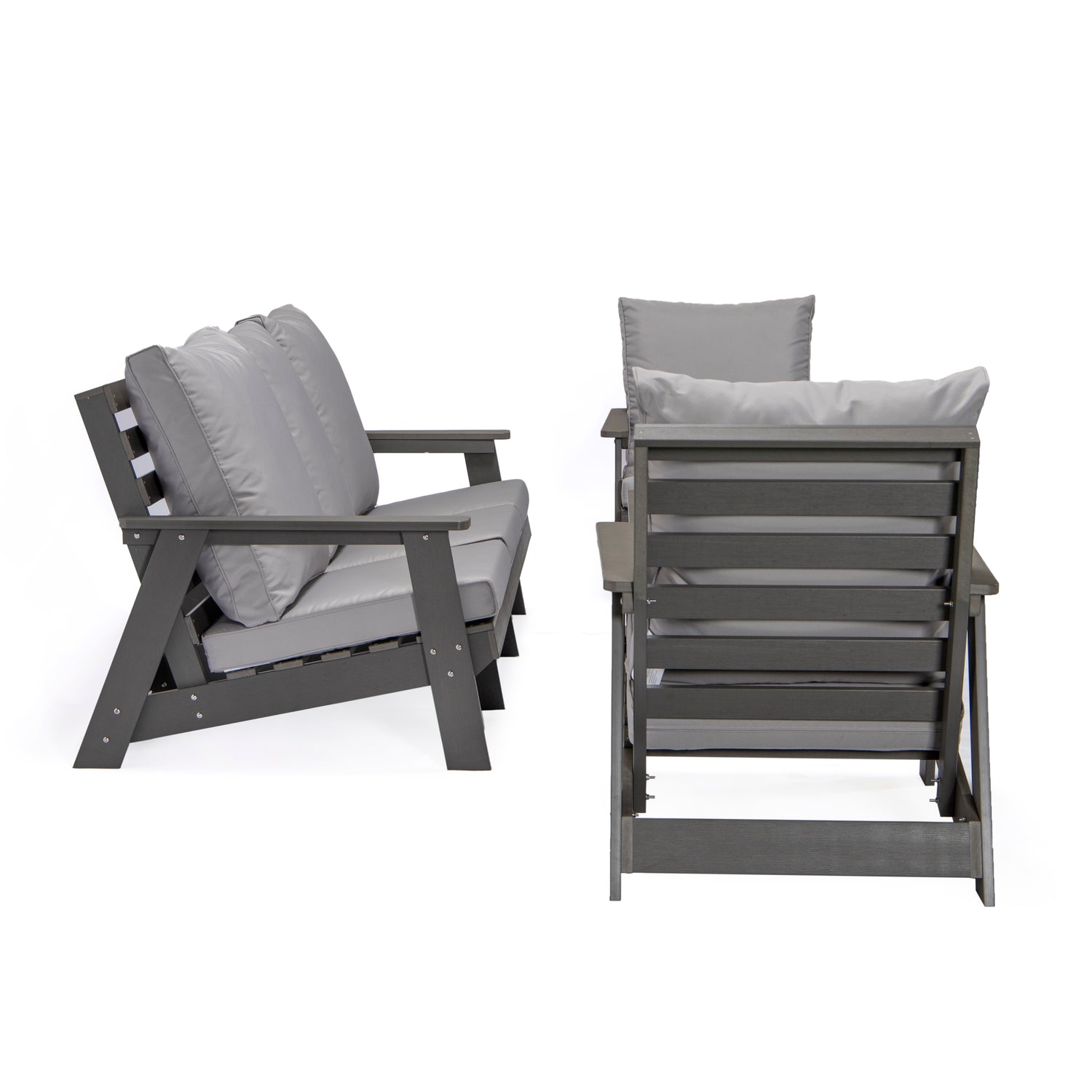 Ohio Loungeset Donkergrijs