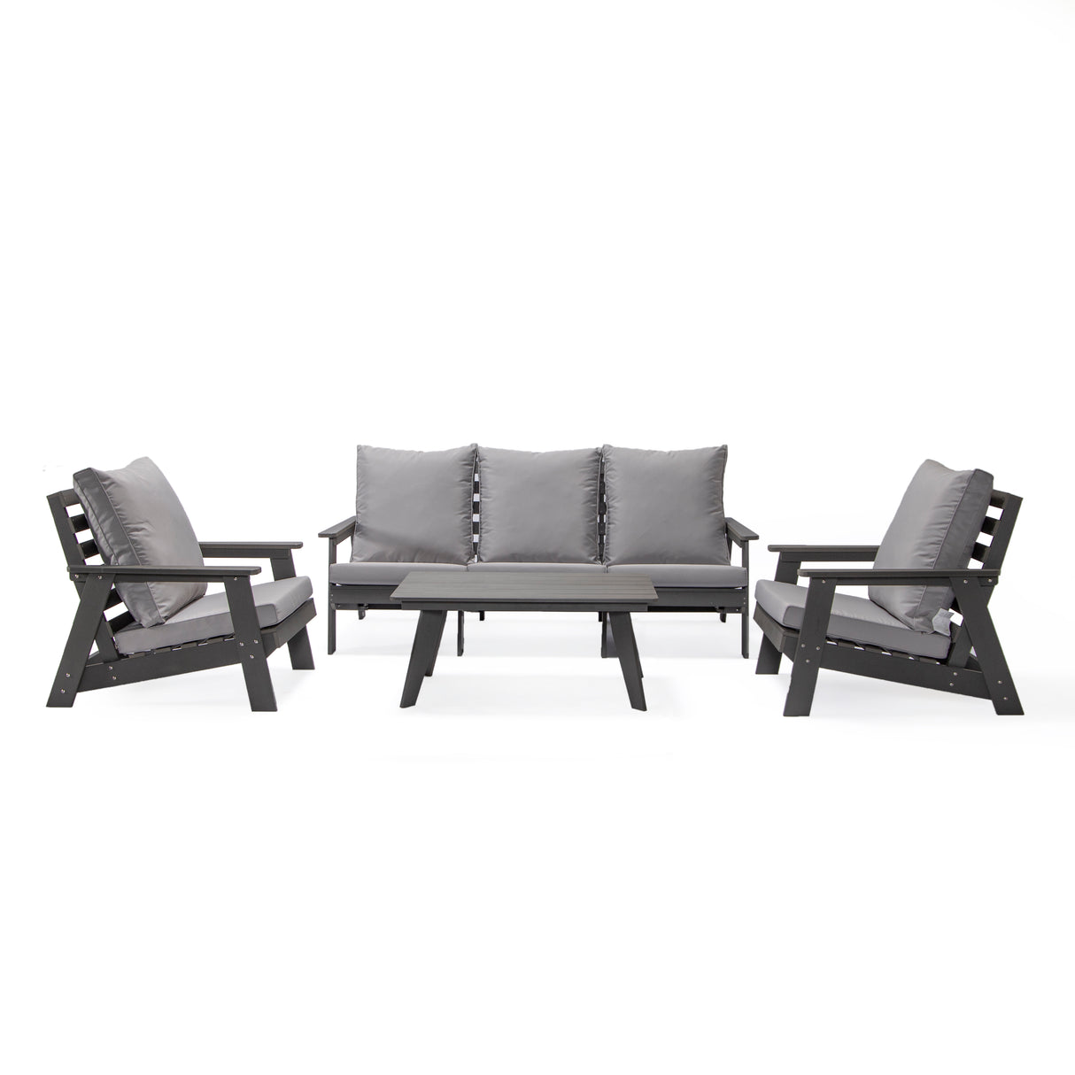 Ohio Loungeset Donkergrijs