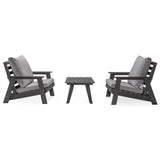 Ohio Loungeset Donkergrijs