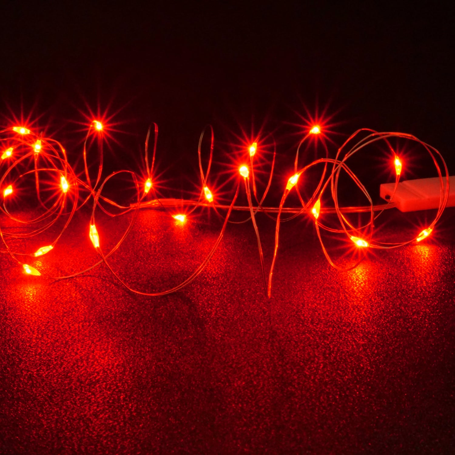 Red Glow String Lights 20 LEDjes draadverlichting