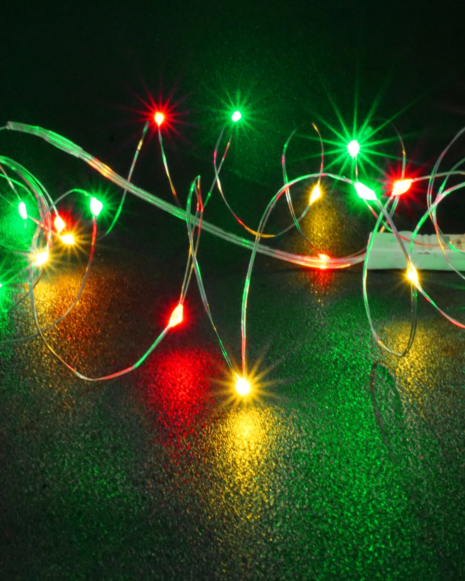 Rood Geel Groen Sparkling String Lights 21 LEDjes draadverlichting
