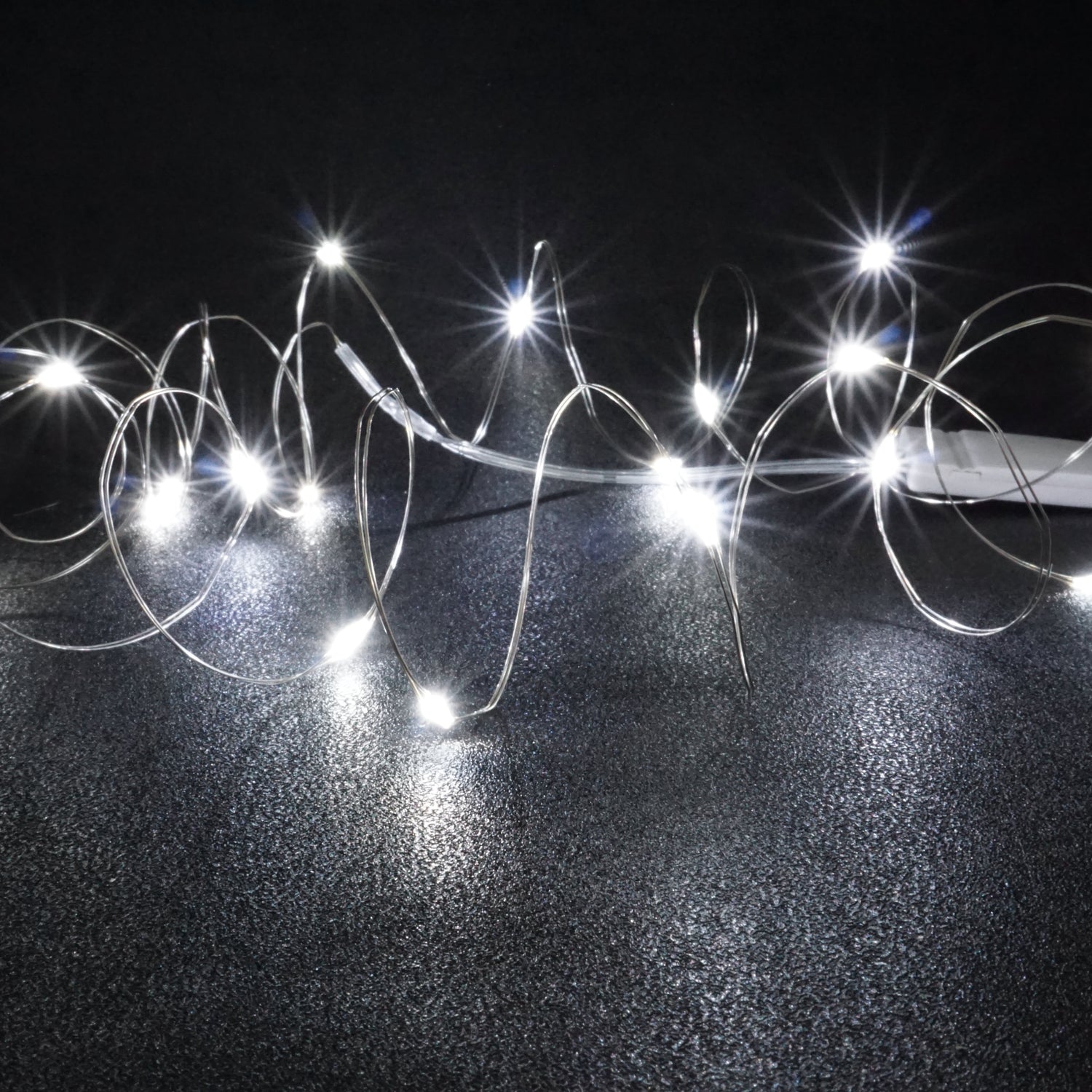 White Glow String Lights 20 LEDjes draadverlichting