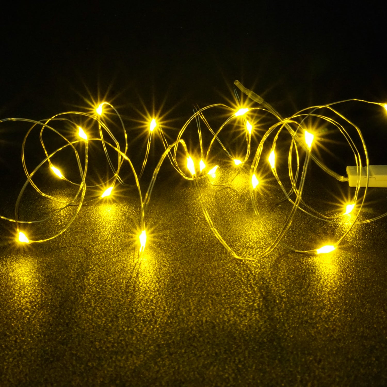 Yellow Glow String Lights 20 LEDjes draadverlichting