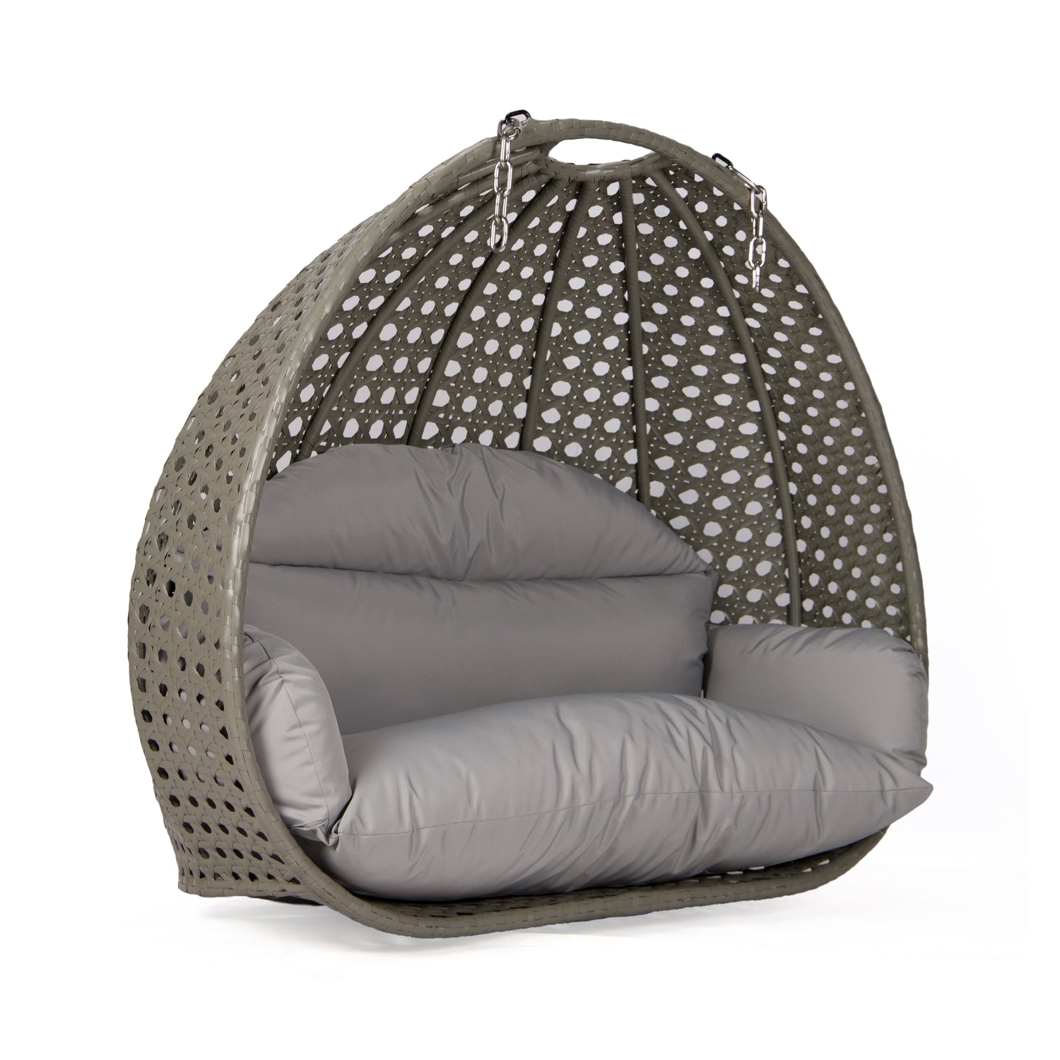 Dubai basket grijs met grijs kussen