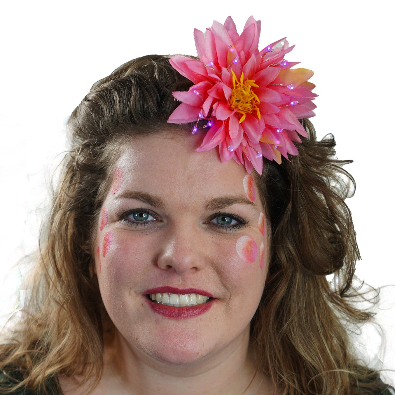 LED bloem Roze licht